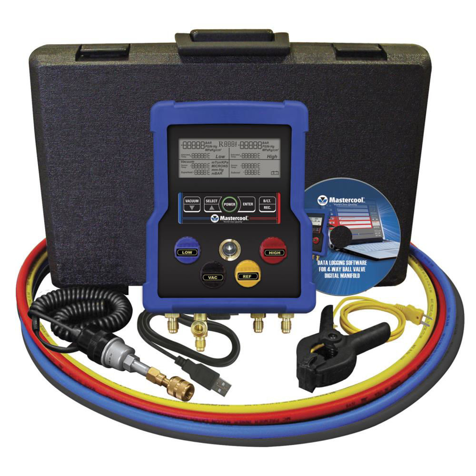Afbeeldingen van 99961-EU-E: Digitale 4-weg manifold set (incl vacuümsensor)