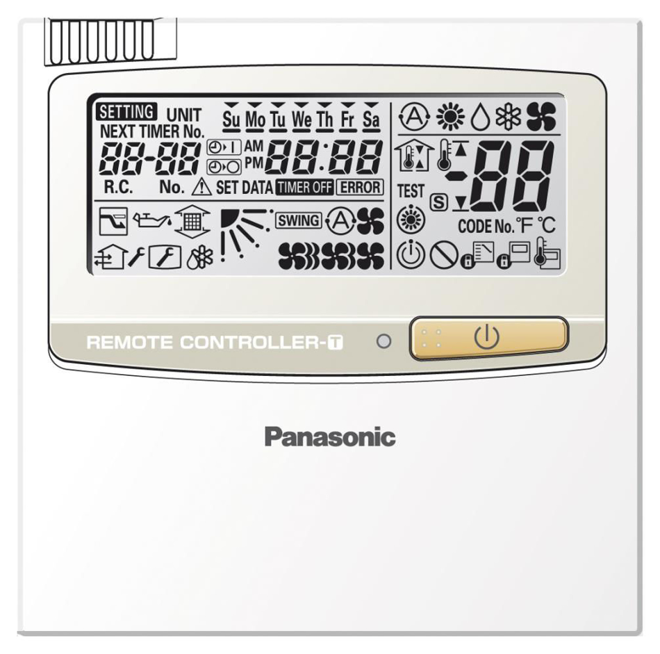 Picture of CZ-RTC2: Vaste bediening met timer Eco-I