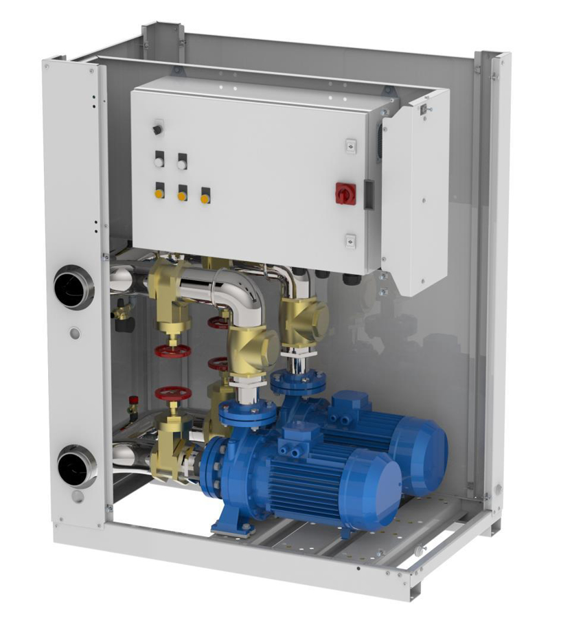 Afbeeldingen van 387030654: Mod-Hydro Kit V Tank 300L 1 Pomp 90 kW