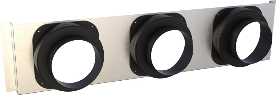 Afbeeldingen van PWW400706: Luchtaanzuig plenum 3 x diam 200 voor S-6071PF3-MF3E5A(B)