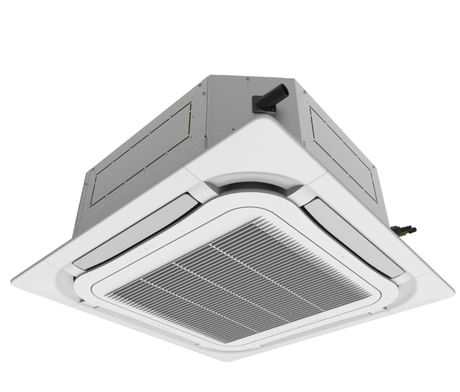 Image de GUD35T1/A-S: Cassette 8 voies U-Match 60x60 R32 blanc 3.5 kW exclus panneau TF05 ( Inclus contrôle IR)