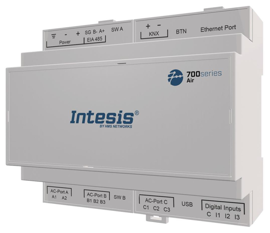 Afbeeldingen van PAW-AC2-BMS-16: MODBUS, KNX & Bacnet interface tot 16 binnenunits