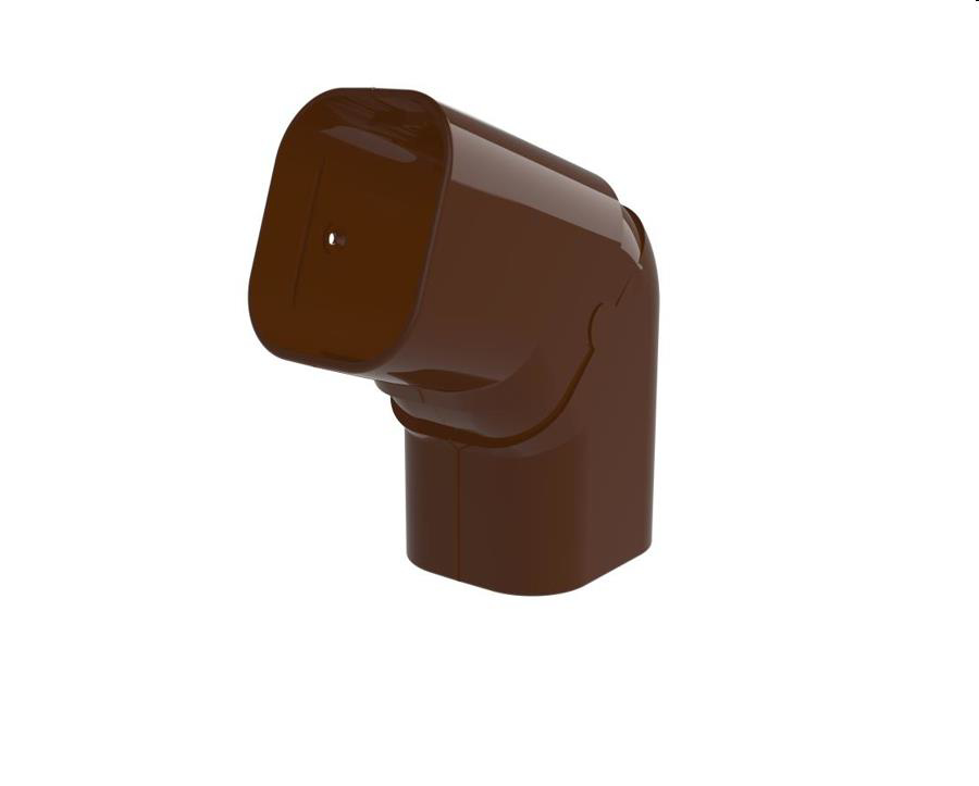 Image de SCD100485: Excellens coude plat  ajustable 90-135° CPS72-EXC Brun (1pcs) RAL 8017