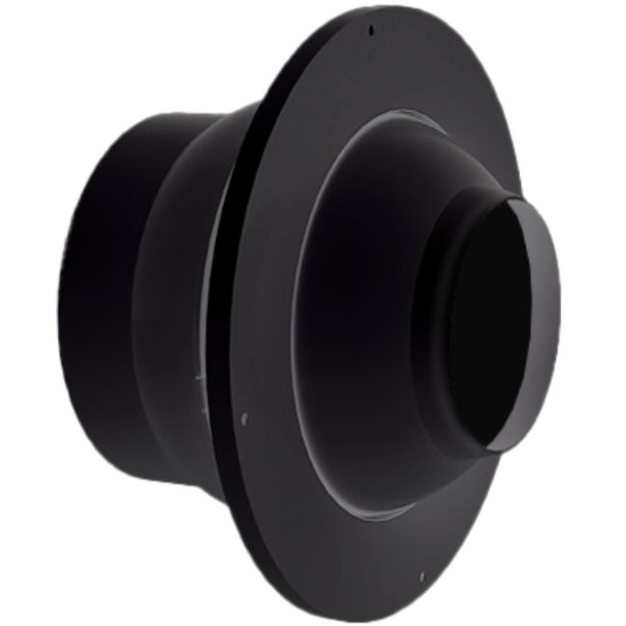 Image de JD150-F--160: Grille à jet court 150 Ø200mm RAL 9005-noir