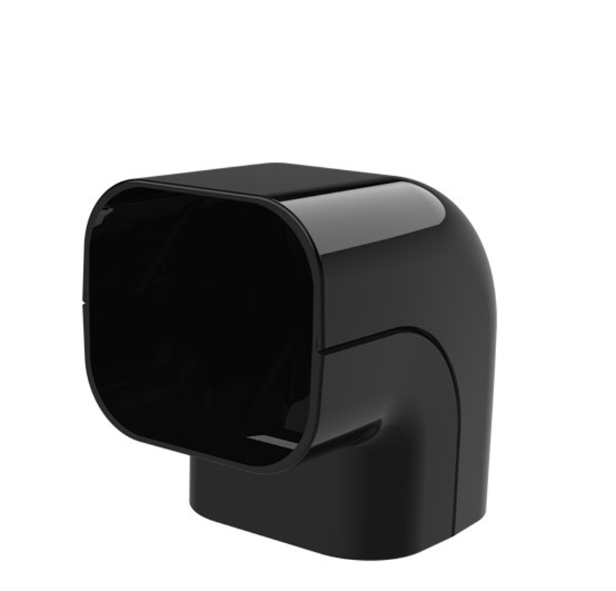 Afbeeldingen van SCD100316: Excellens buitenbocht 90° CA72-EXC Zwart (5st) RAL 9005