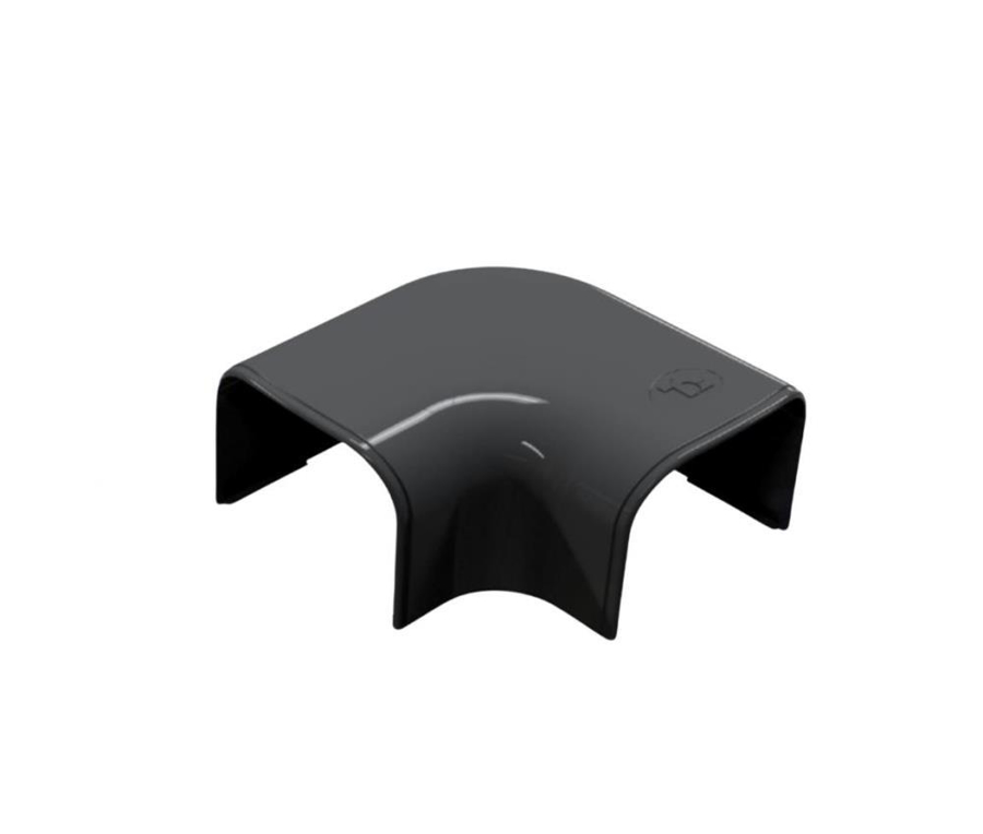 Image de SCD100419: Optimat coude plat 90° CP75 anthracite (5pcs) RAL 7016