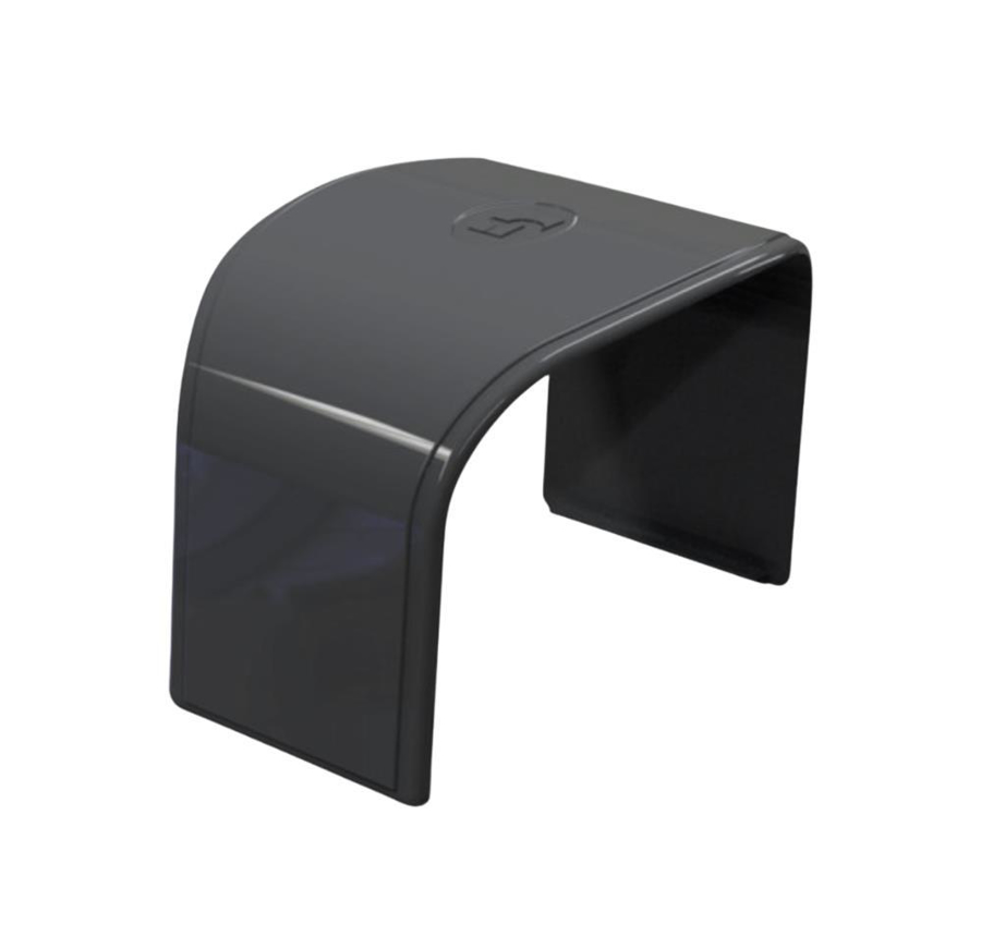 Afbeeldingen van SCD100435: Optimat koppelstuk MG102 antraciet (3st) RAL 7016