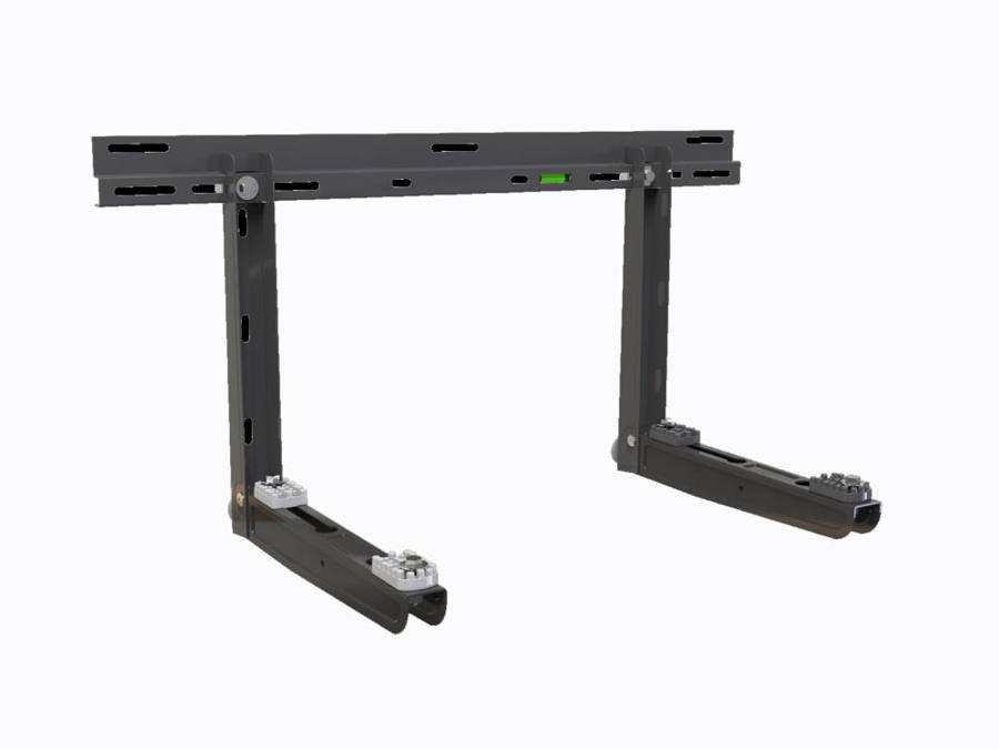 Image de SCD500363: Support mural GIOTTO petit, gris anthracite mat jusqu'à 160 kg