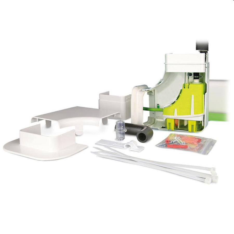 Image de FP3319/5: Pompe à condensat Mini Lime S + Chemin de câbles Slimline blanc P&P