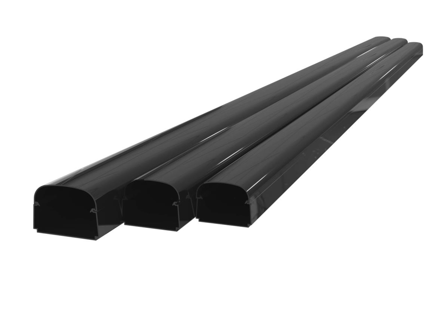 Image de SCD100610: Goulotte Optimat T75 noir 74x55 mm (14x2 m)