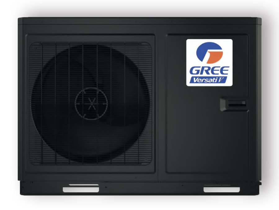 Image de GRS-CQ8.0Pd/NpG4-E: Versati V Monobloc noir R290 8kW mono