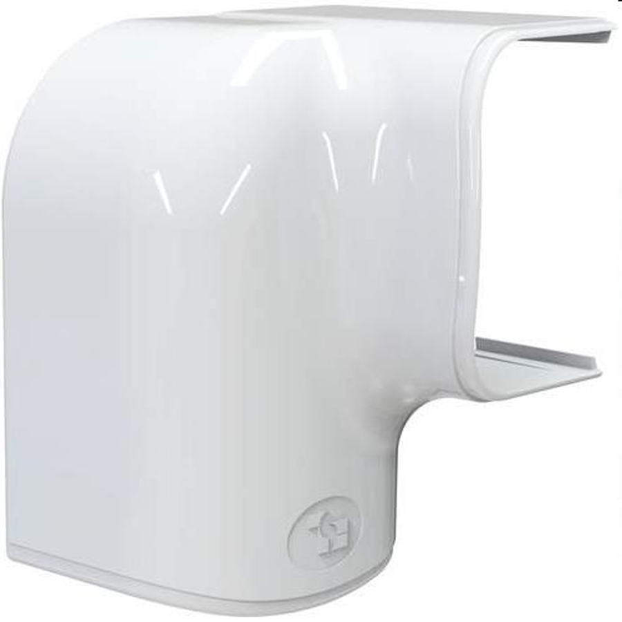 Image de SCD100096: Coudes à droite Optimat MRS75-OPT blancs (3 pièces) RAL 9010