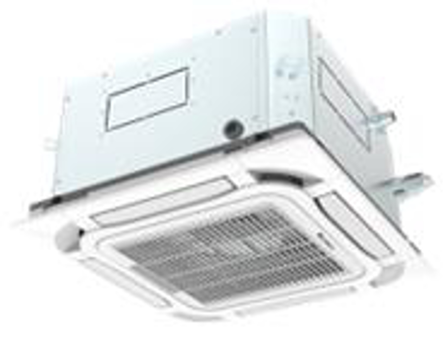 Afbeeldingen van FPD-68XD/A-S: Ventilo cassette 60x60 2P DC 4kW (incl IR bed excl paneel) 45/40/20°C-mono